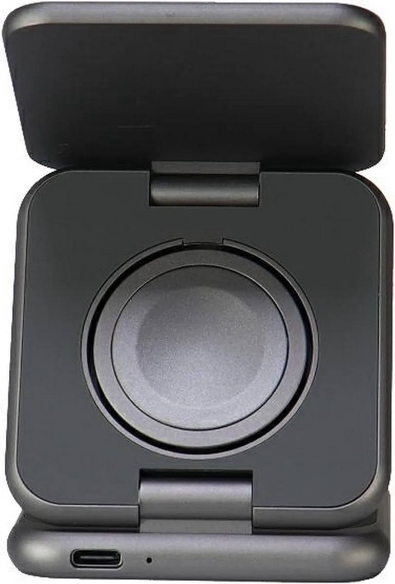 Audi 3-in-1 Foldable Draadloos Laadstation 15W - Zwart - afbeelding 4 van 6