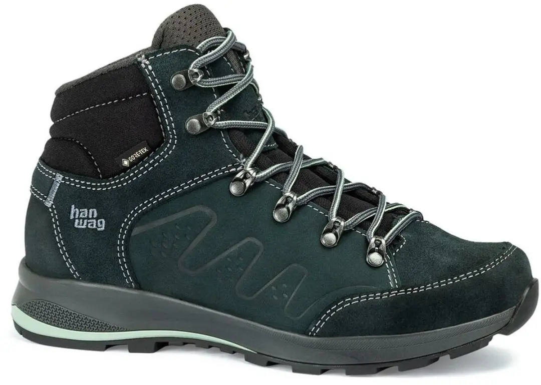 Hanwag Torsby Wandelschoenen - Maat 42 - Vrouwen - donkergrijs - zwart - lichtgroen
