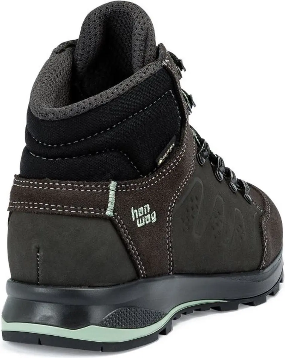 Hanwag Torsby Wandelschoenen - Maat 42 - Vrouwen - donkergrijs - zwart - lichtgroen