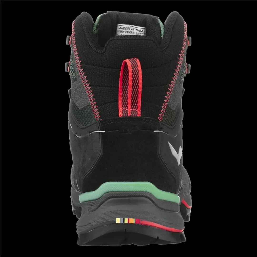 Salewa Mtn Trainer Lite Mid Goretex Wandelschoenen - 37 - Feld Green/Fluo Coral - afbeelding 3 van 6
