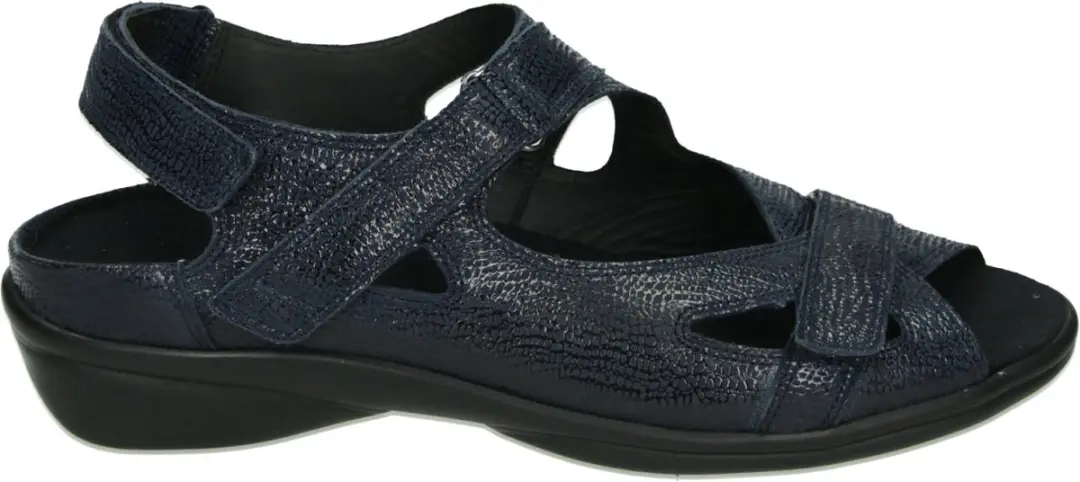 Durea 7258 H Platte Sandalen - Blauw 42