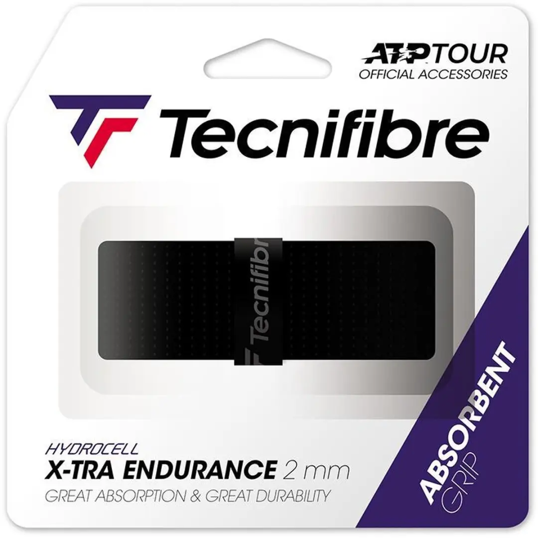 Technifibre Xtra Endurance Tennis / Padel Basisgrip Zwart