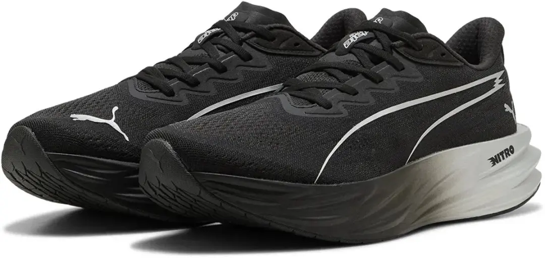 PUMA Deviate Pure Nitro Hardloopschoenen 44.5 - Zwart - afbeelding 2 van 4