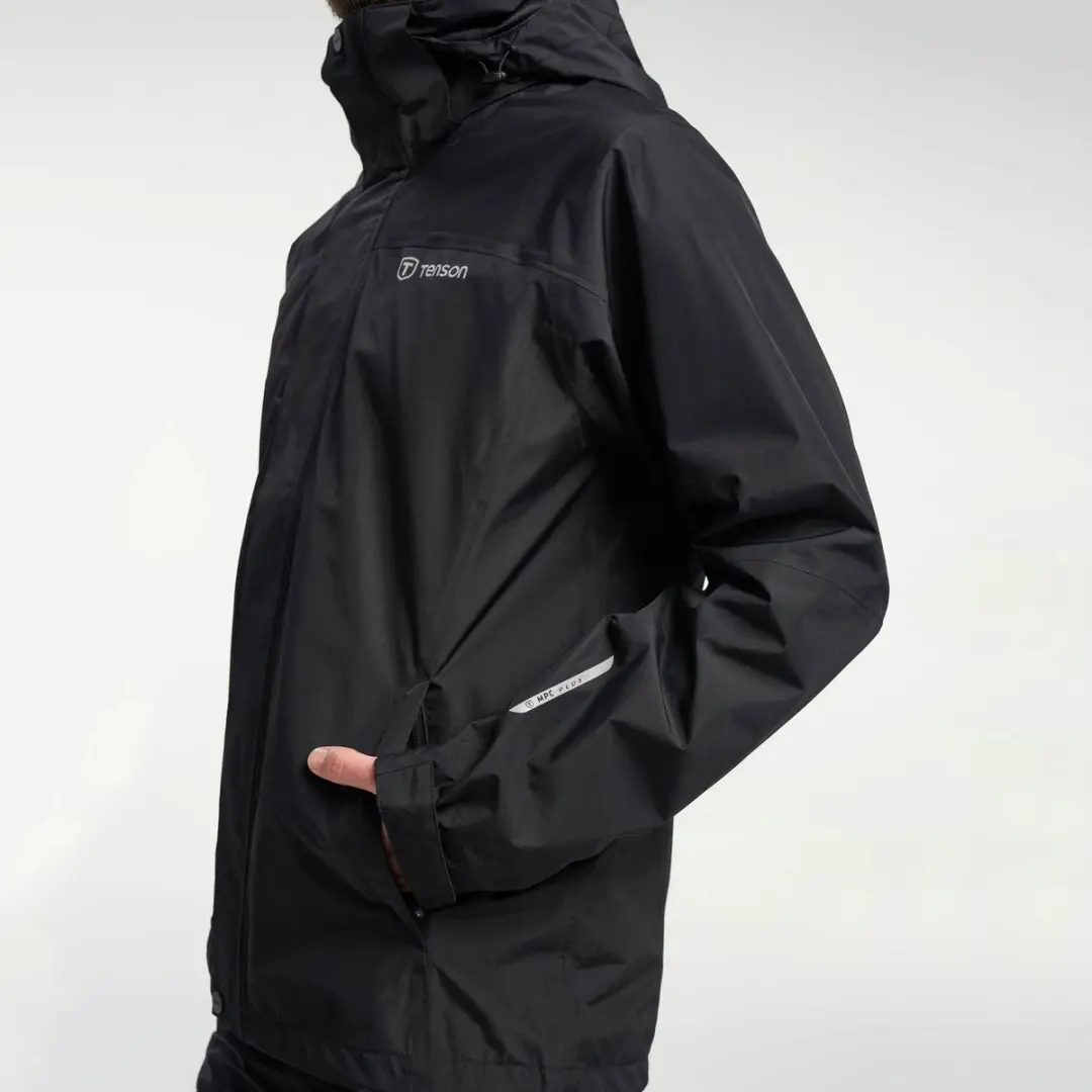 Tenson Melville Regenjas Heren M - Zwart