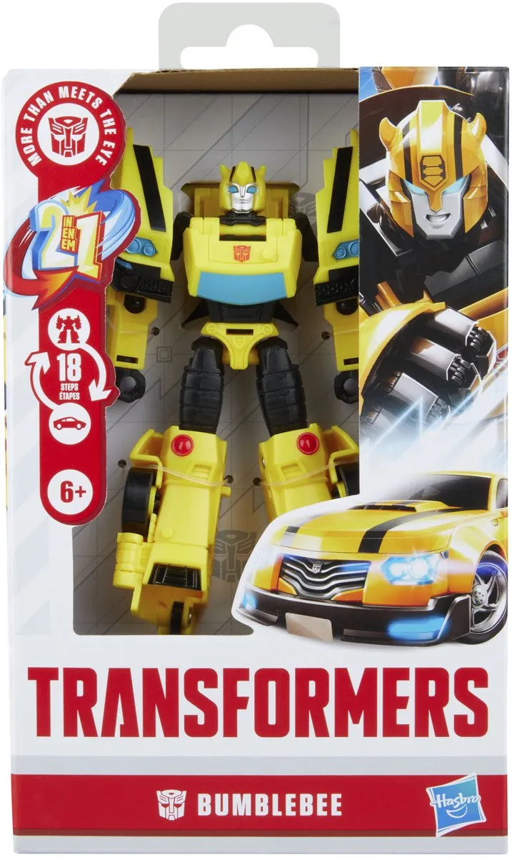 Transformers Prime Changers Bumblebee Actiefiguur - Geel
