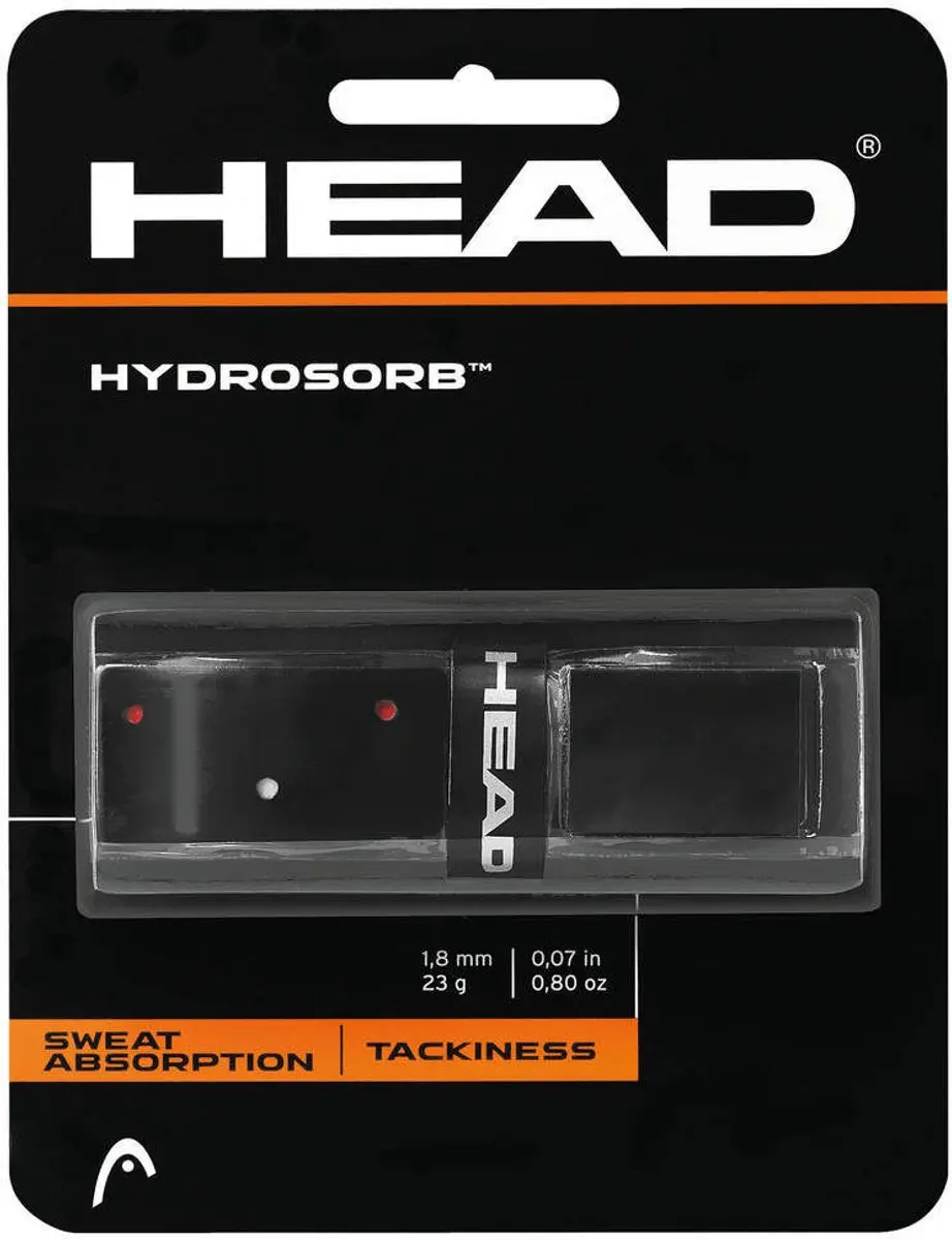 Head Hydrosorb Tennis/Padel Basisigrip - 10L - Zwart