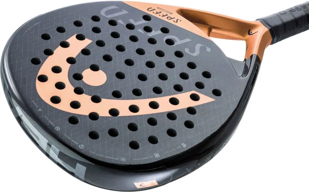 Head Speed Motion Druppel 2023 Padelracket - Zwart/Oranje - afbeelding 5 van 6