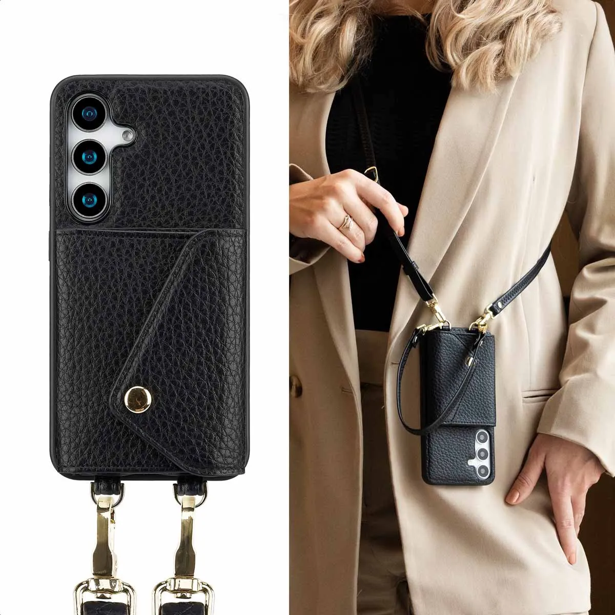 Selencia Sera Koordhoes Samsung Galaxy S24/S25 - Zwart