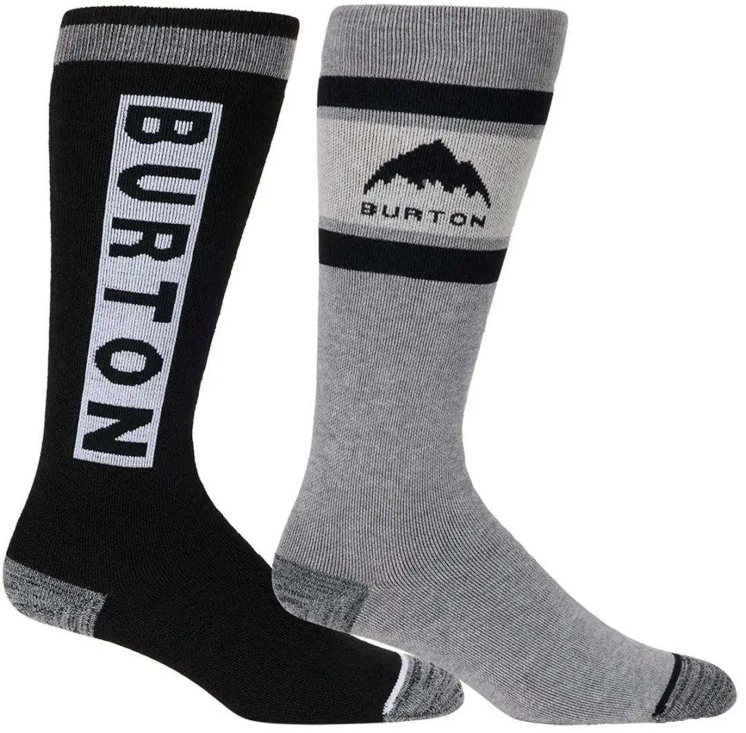 Burton Weekend Midweight Sokken 2 Paren Zwart,Grijs EU 34-38 Vrouw