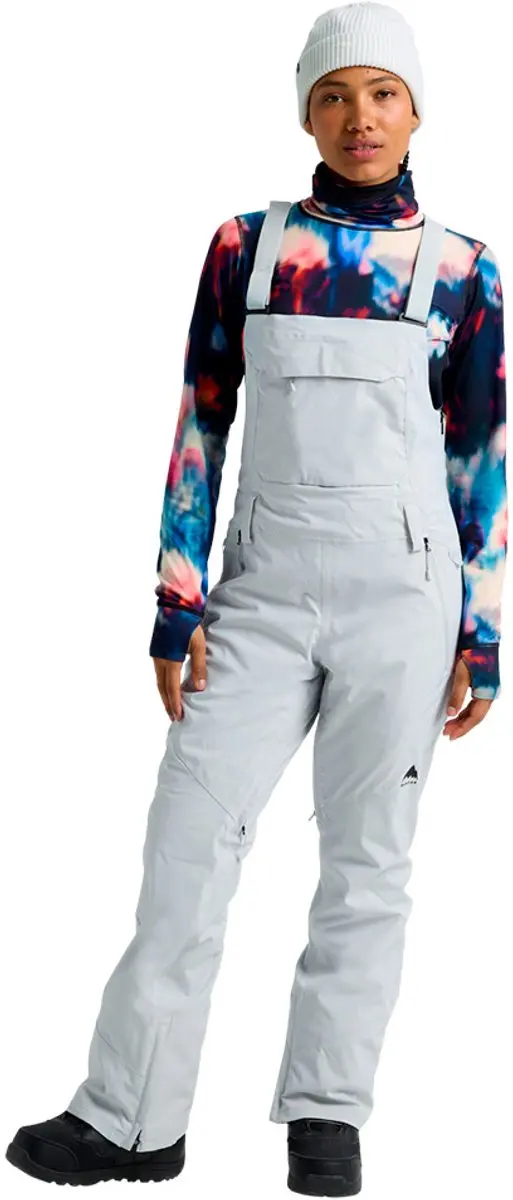 Burton Reserve 2l Stretch Slim Bib Broek Grijs XL Vrouw