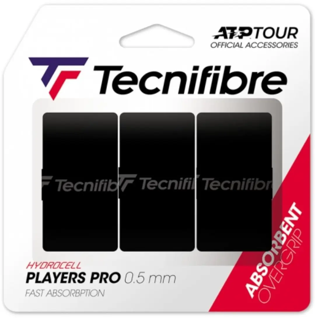 Tecnifibre Tennis / Padel overgrip Zwart