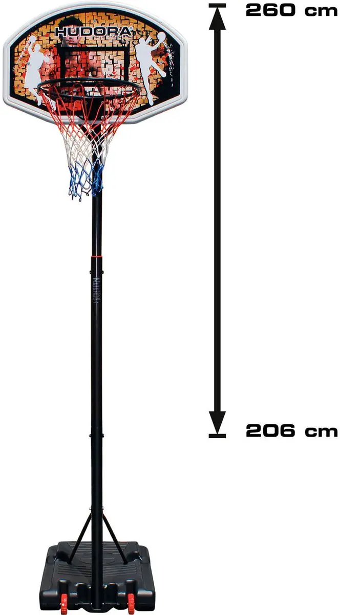 Hudora Basketbalstandaard Chicago Noir