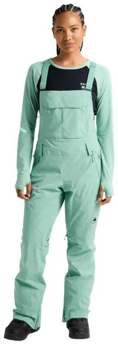 Burton Reserve 2l Stretch Slim Bib Broek Groen S Vrouw
