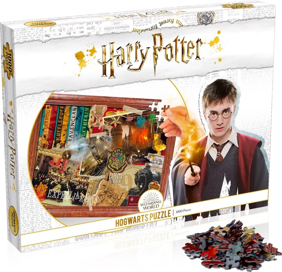 Winning Moves Harry Potter - Jigsaw Puzzle - Hogwarts 1000 stukjes