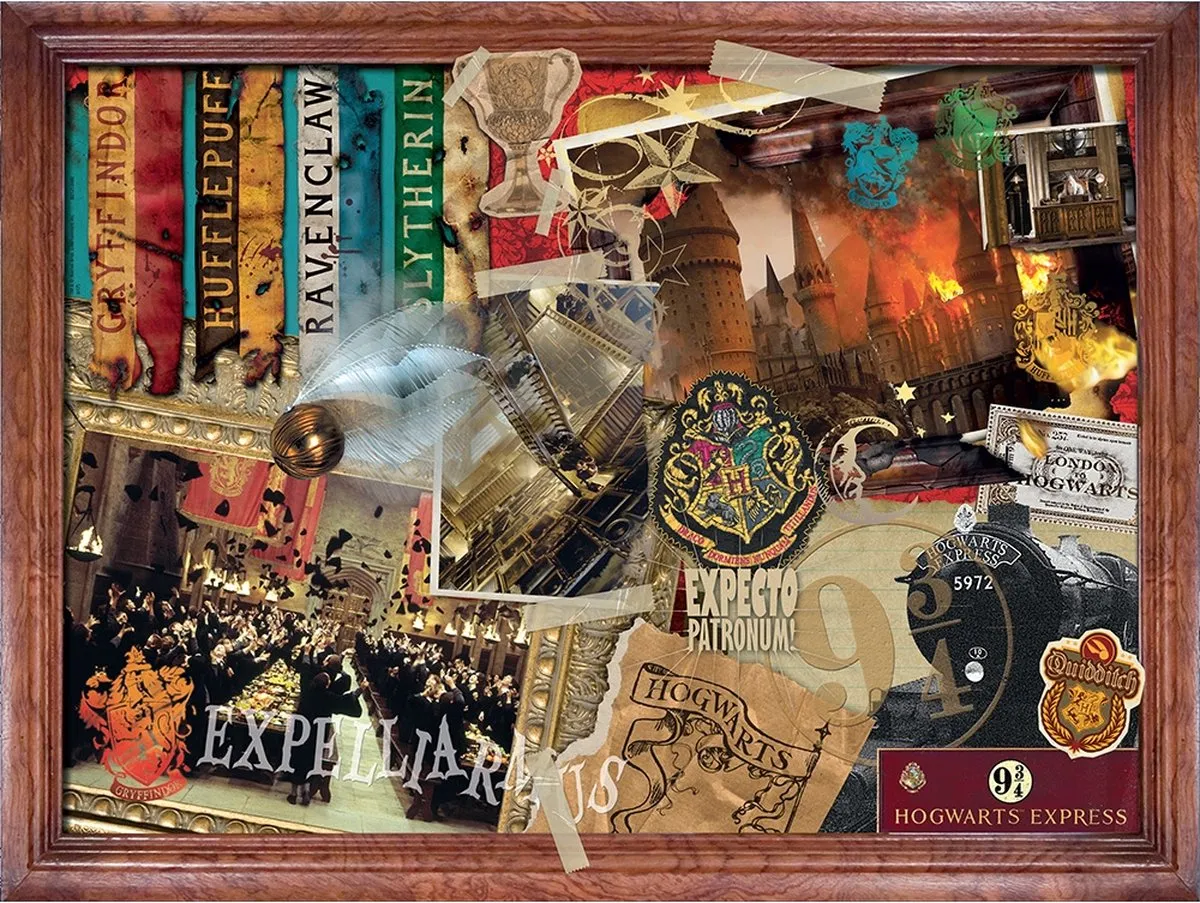 Harry Potter Hogwarts Puzzle 1000 Stuks - Multicolor - afbeelding 6 van 6