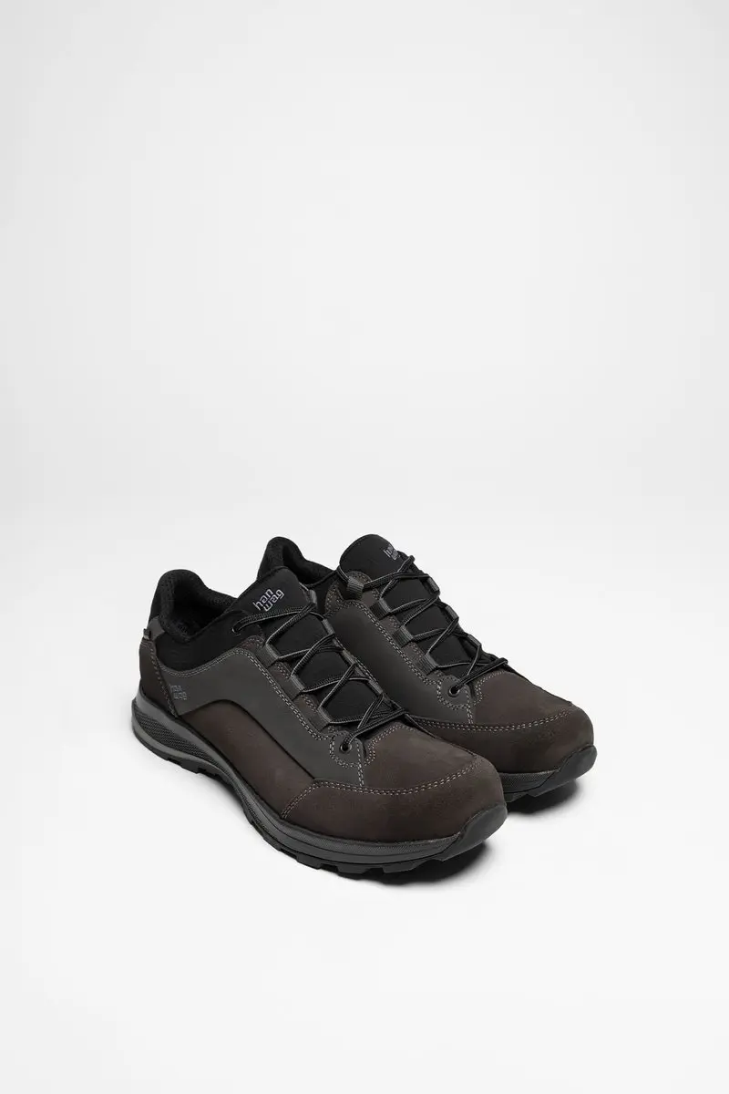 Hanwag Banks Low GTX Wandelschoenen Heren 44.5 - Asphalt/Black