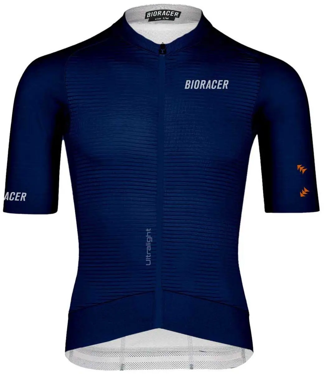 Bioracer Epic Ultralight Korte Mouw Wielertrui Blauw XL Man