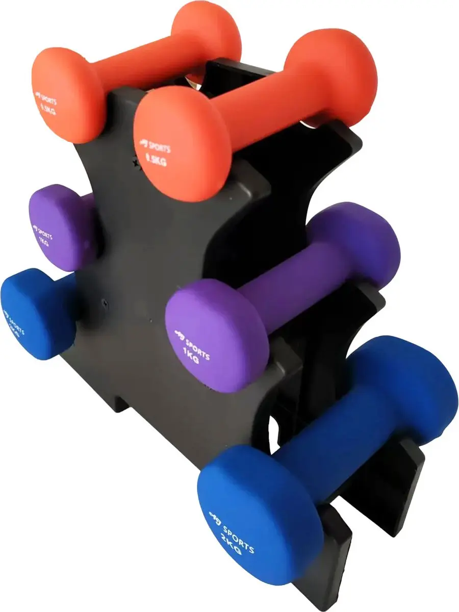 AJ-Sports Dumbell Set Gekleurd