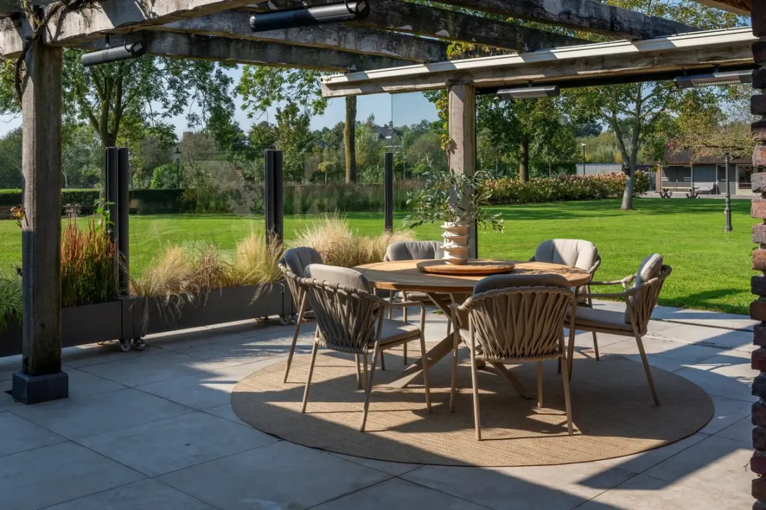 4 Seasons Manitoba Stapelbare Tuinstoel - Latte - afbeelding 3 van 6