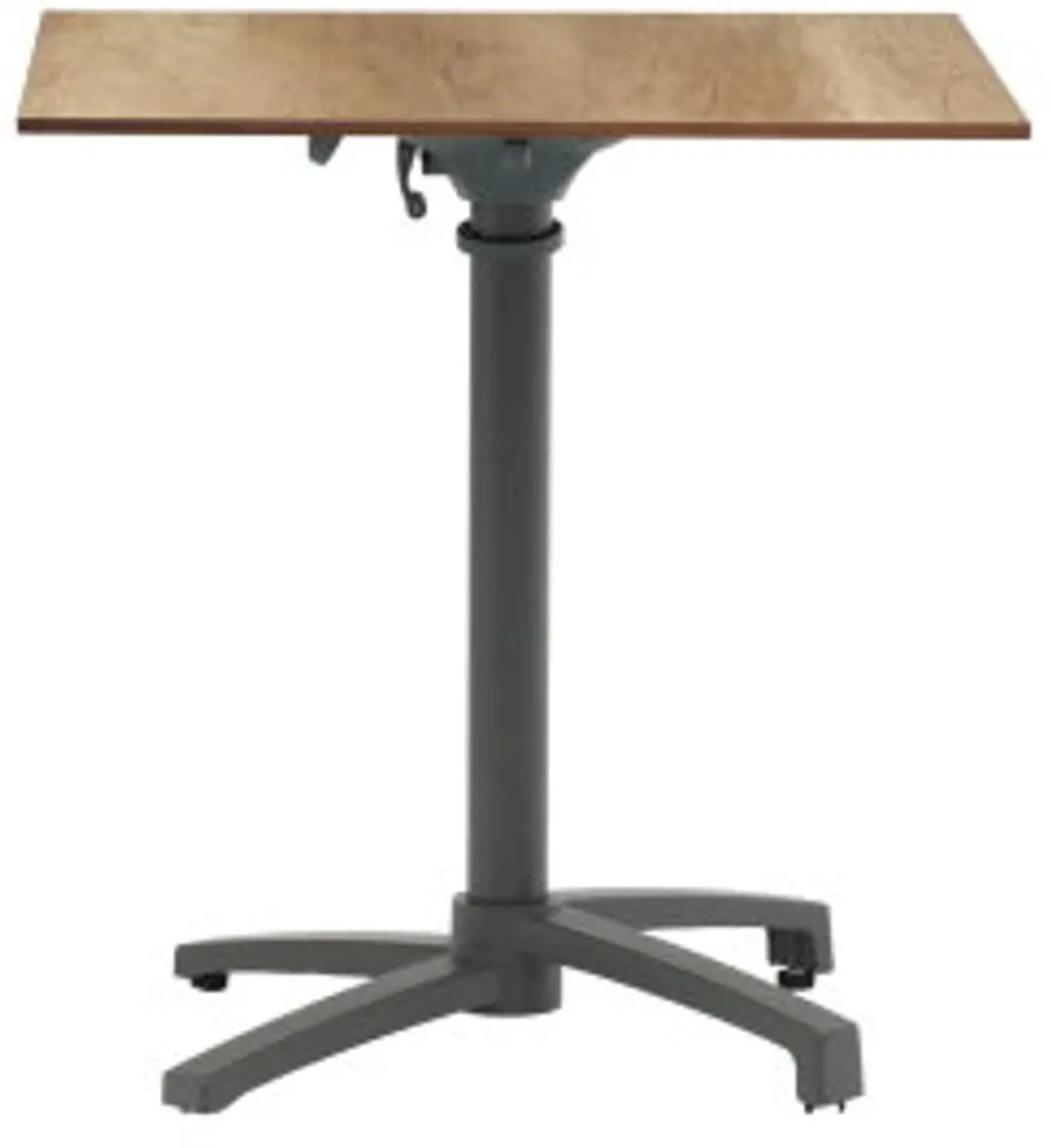 SenS-Line Julia HPL Bistrotafel 70x70cm - Houtkleur - afbeelding 3 van 5