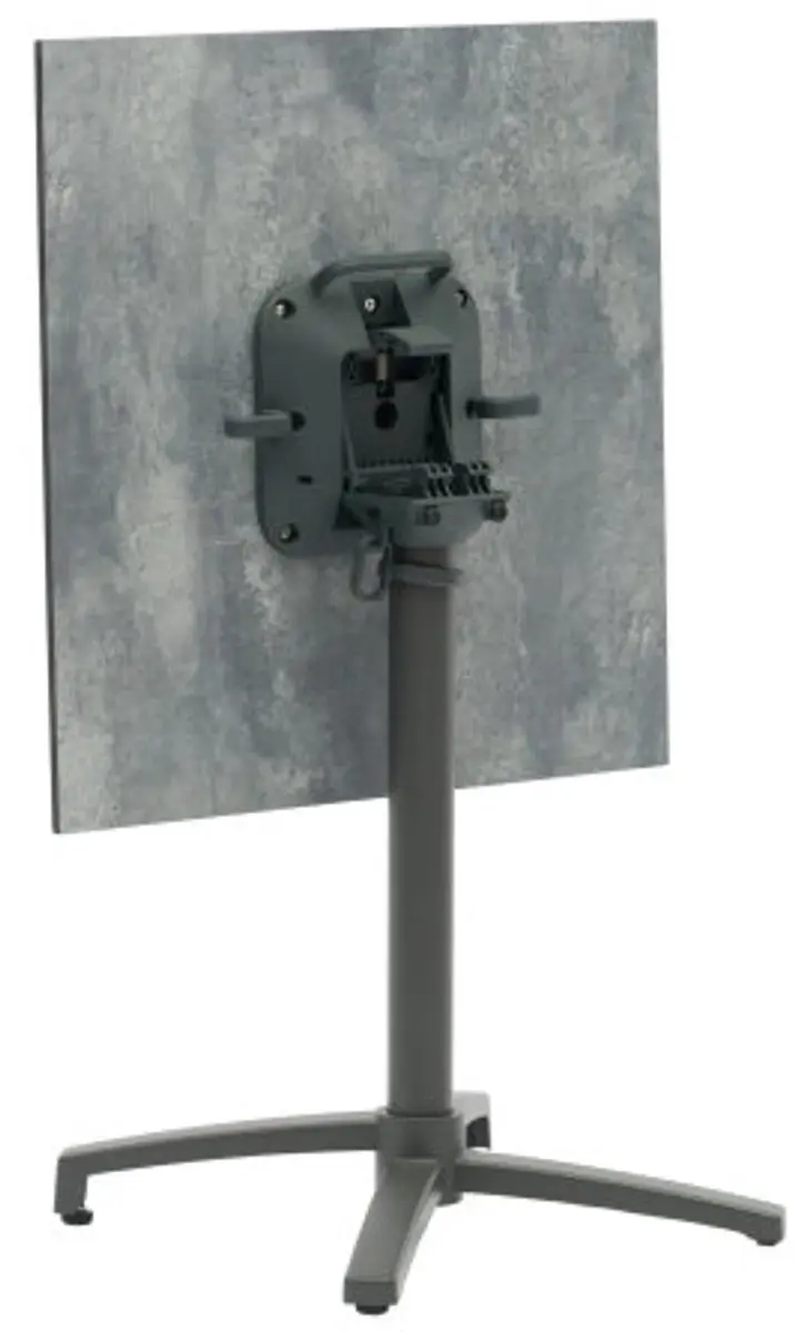 SenS-Line Julia HPL Bistrotafel 70x70cm - Grijs - afbeelding 4 van 5