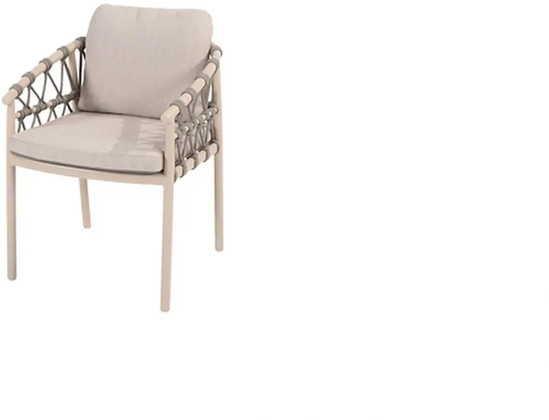 4 Seasons Outdoor Piacenza Dining Tuinstoel - BruinBeige - afbeelding 2 van 4