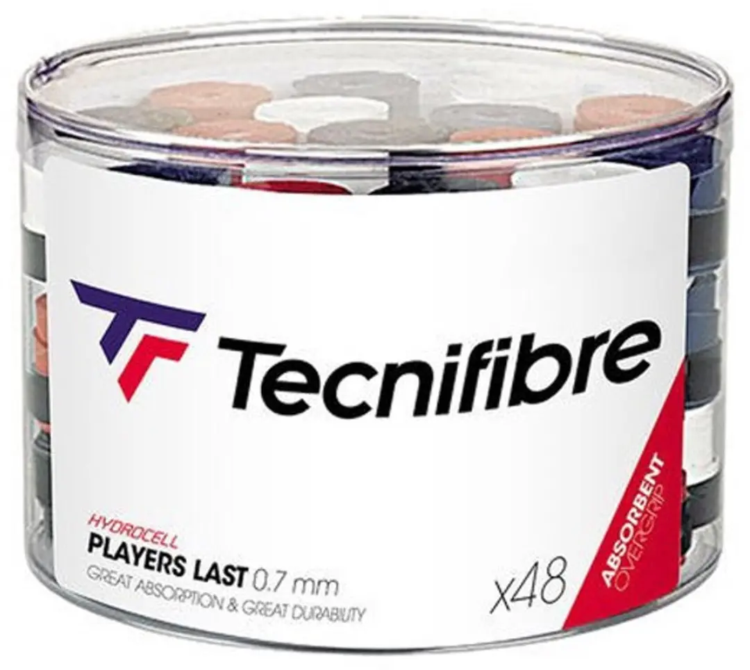 Tecnifibre Players Last overgrips (48 stuks)