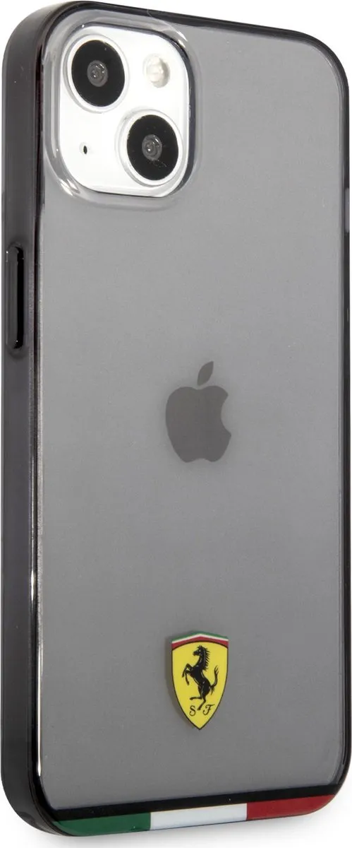 Ferrari iPhone 13 Mini TPU Hoes - Zwart