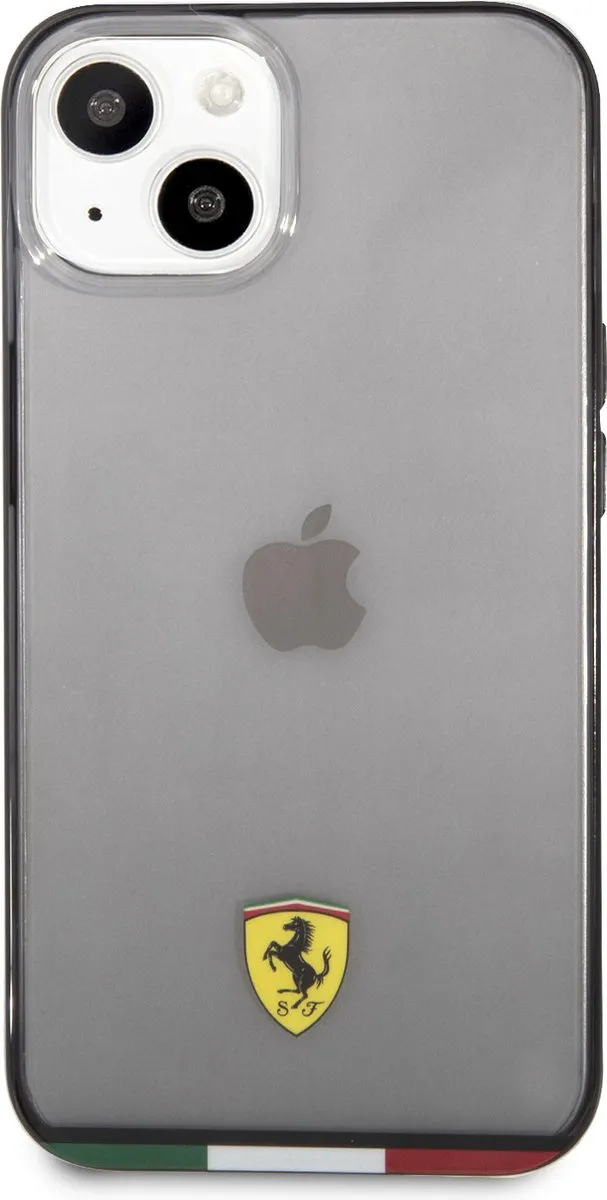 Ferrari iPhone 13 Mini TPU Hoes - Zwart