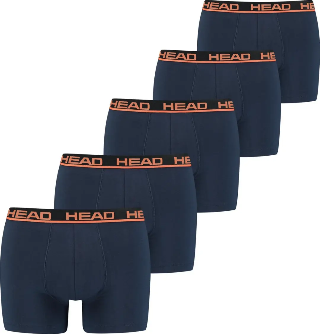 Head boxershorts Orange/Peacoat 5-Pack-M
