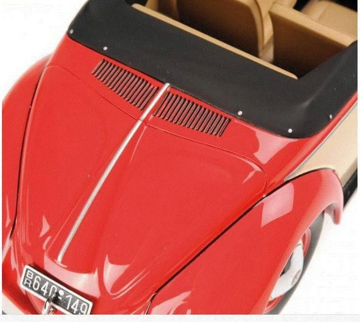 Volkswagen Beetle Convertible Hebmüller 1949 1:18 - Minichamps