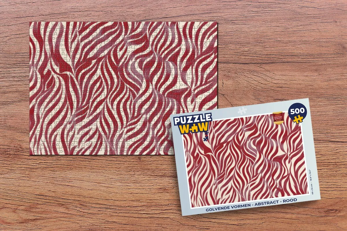 PuzzleWow Abstract Puzzel 500 Stuks - Multicolor
