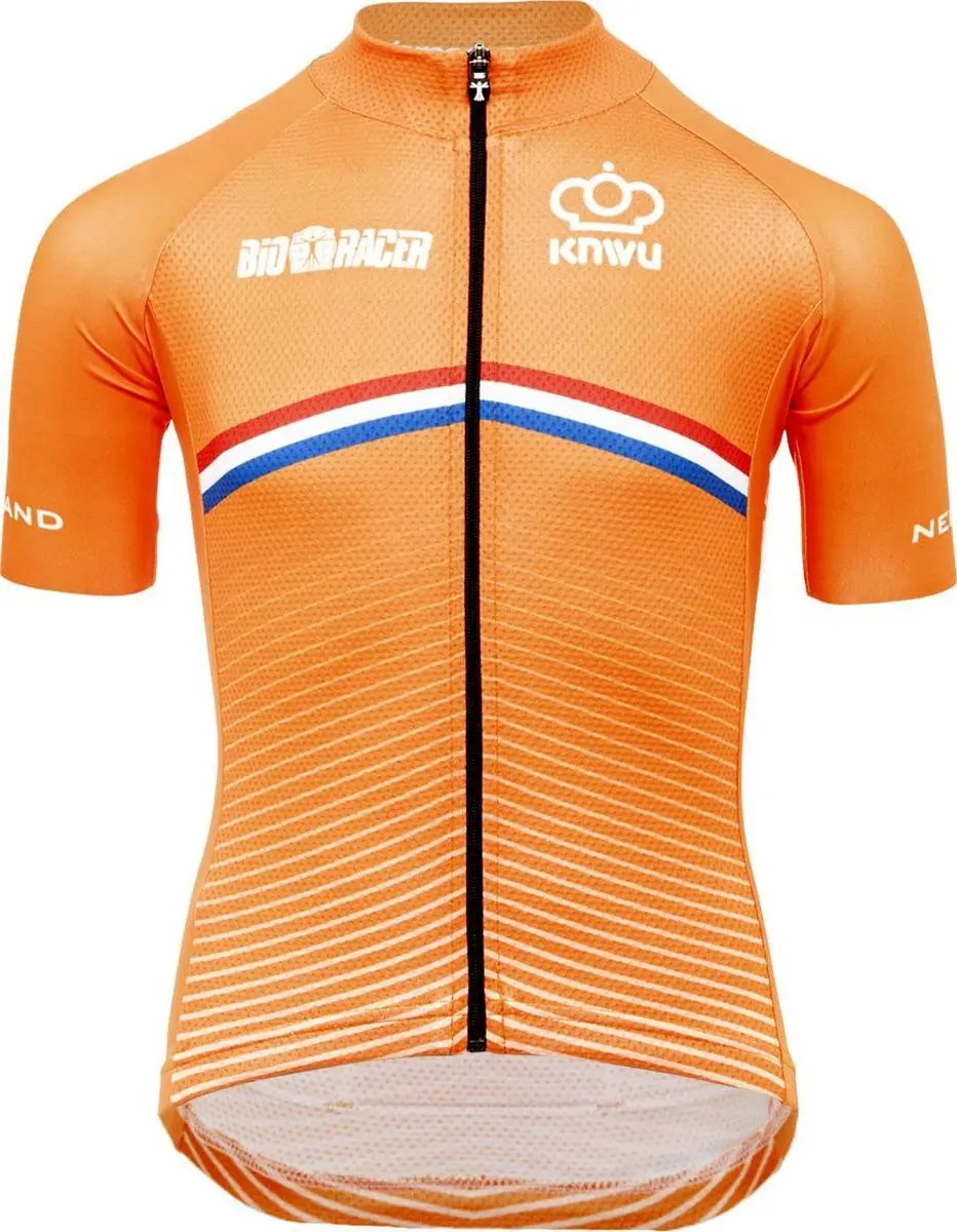 BIORACER Official Team Nederland Fietsshirt Kinderen