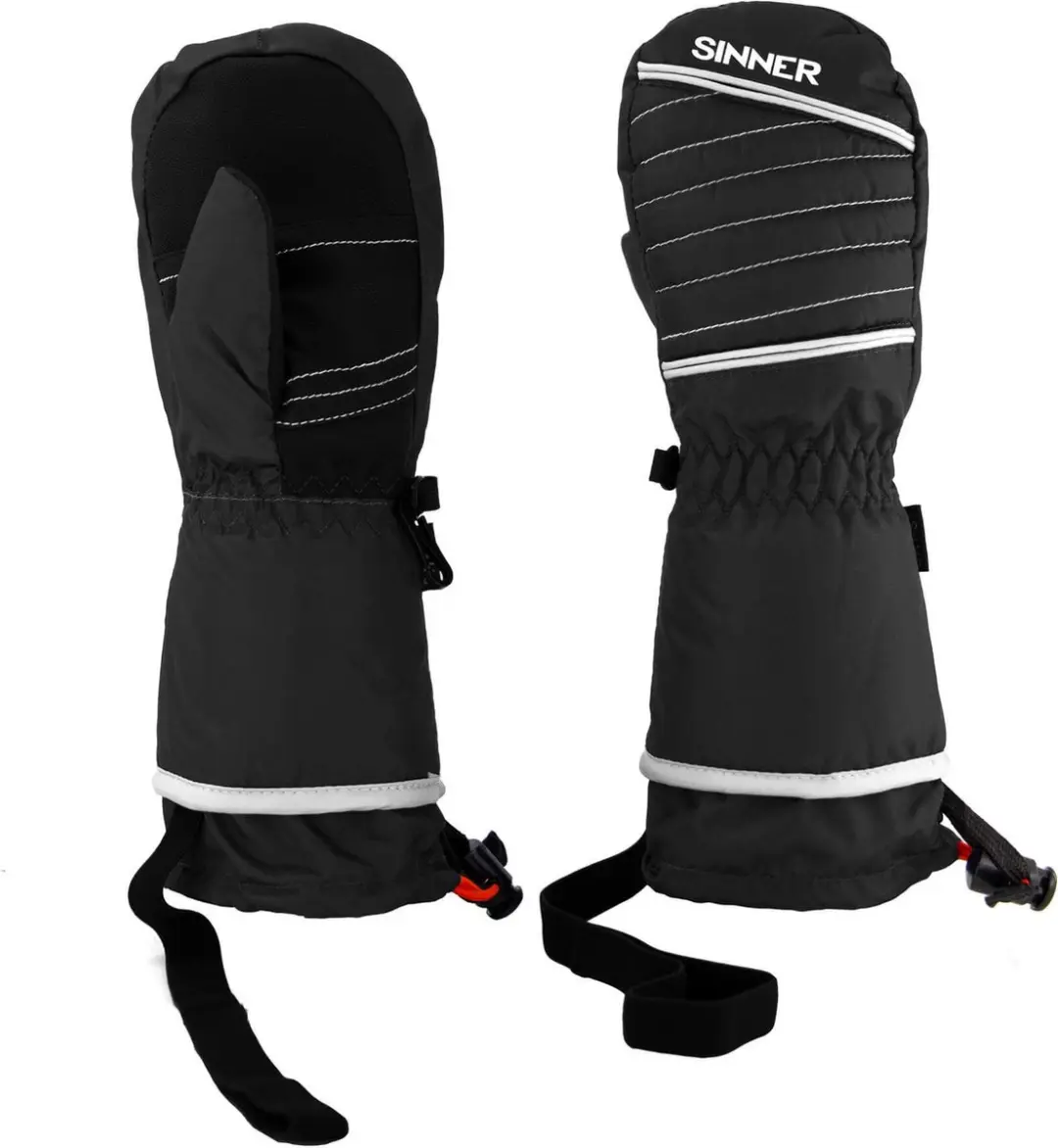 SINNER Stratton Handschoenen - Zwart - Maat 11-12 jaar