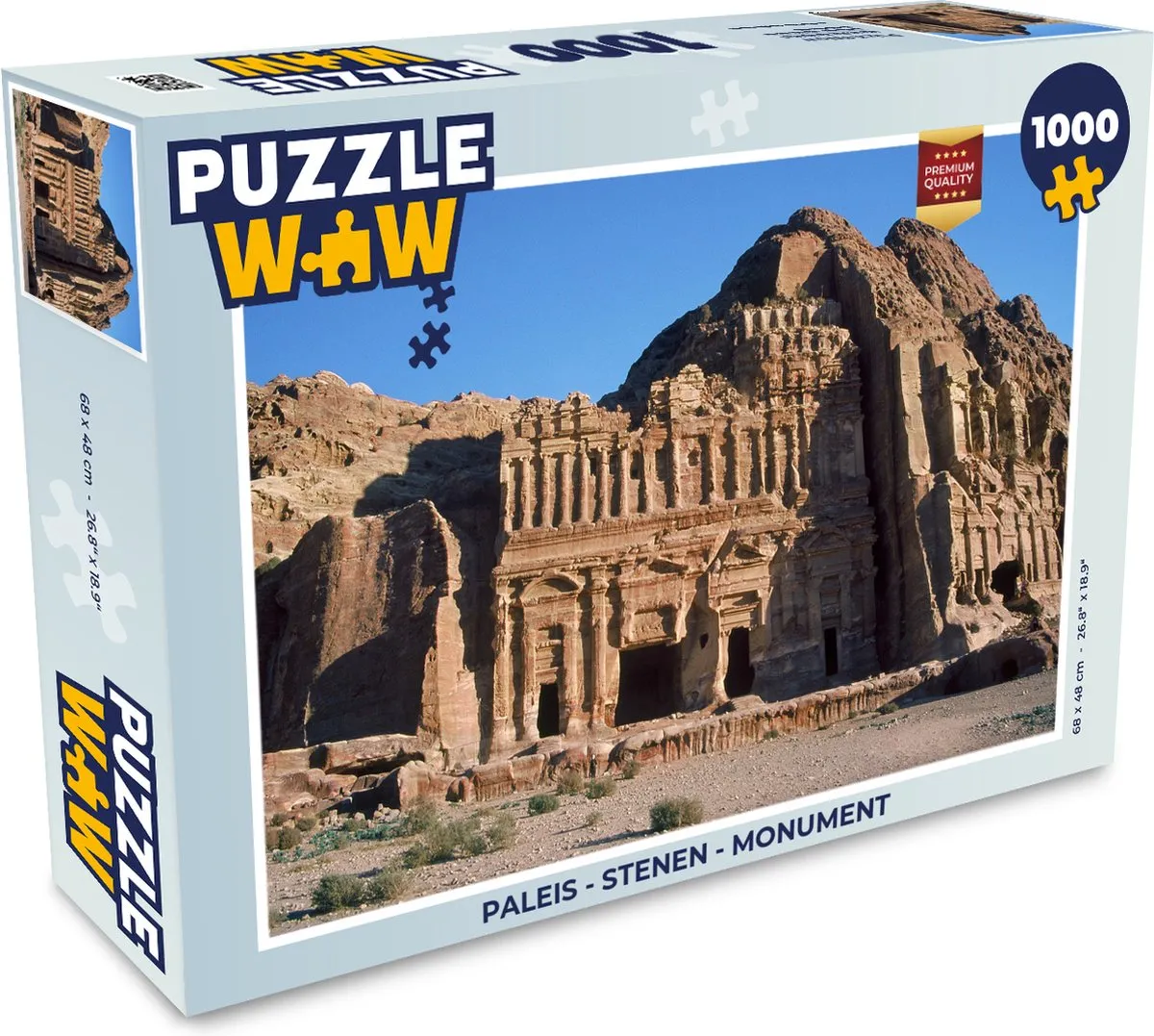 PuzzleWow Monument Legpuzzel 1000 Stuks - Multicolor