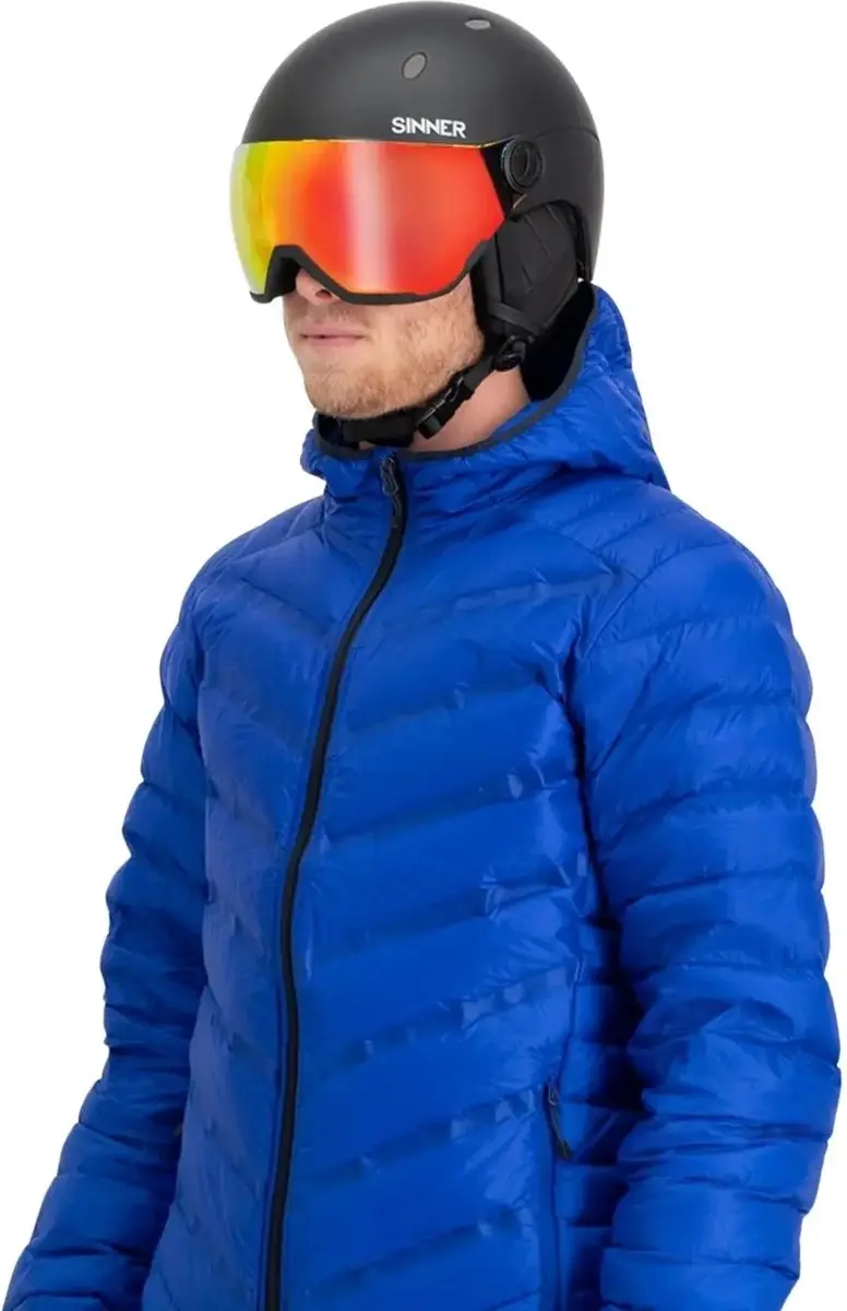 SINNER TITAN VISOR Skihelm - Maat S 52-54cm - Matte Zwart