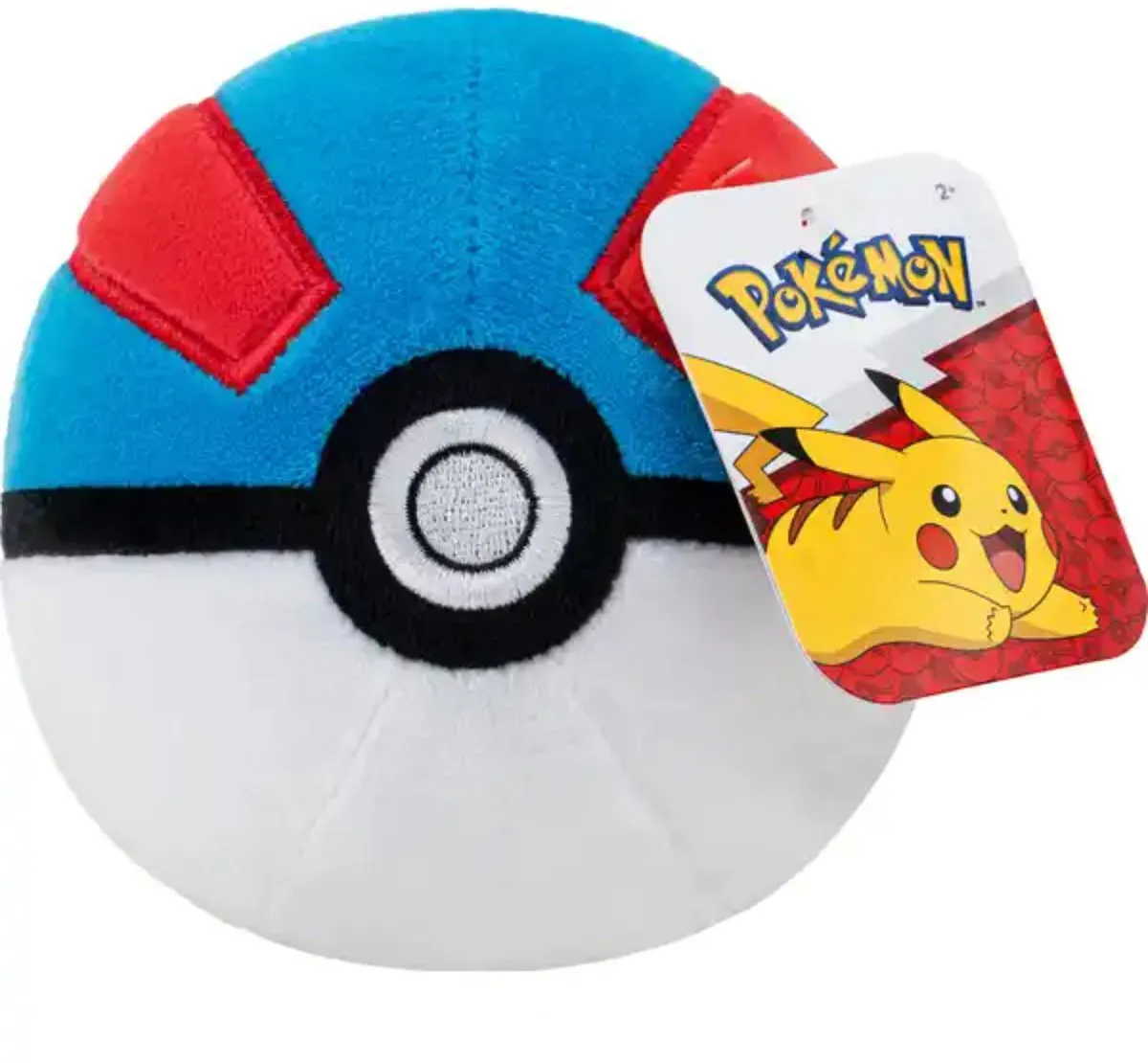 Pokémon Pokeball Pluche Knuffelbal - Multicolor