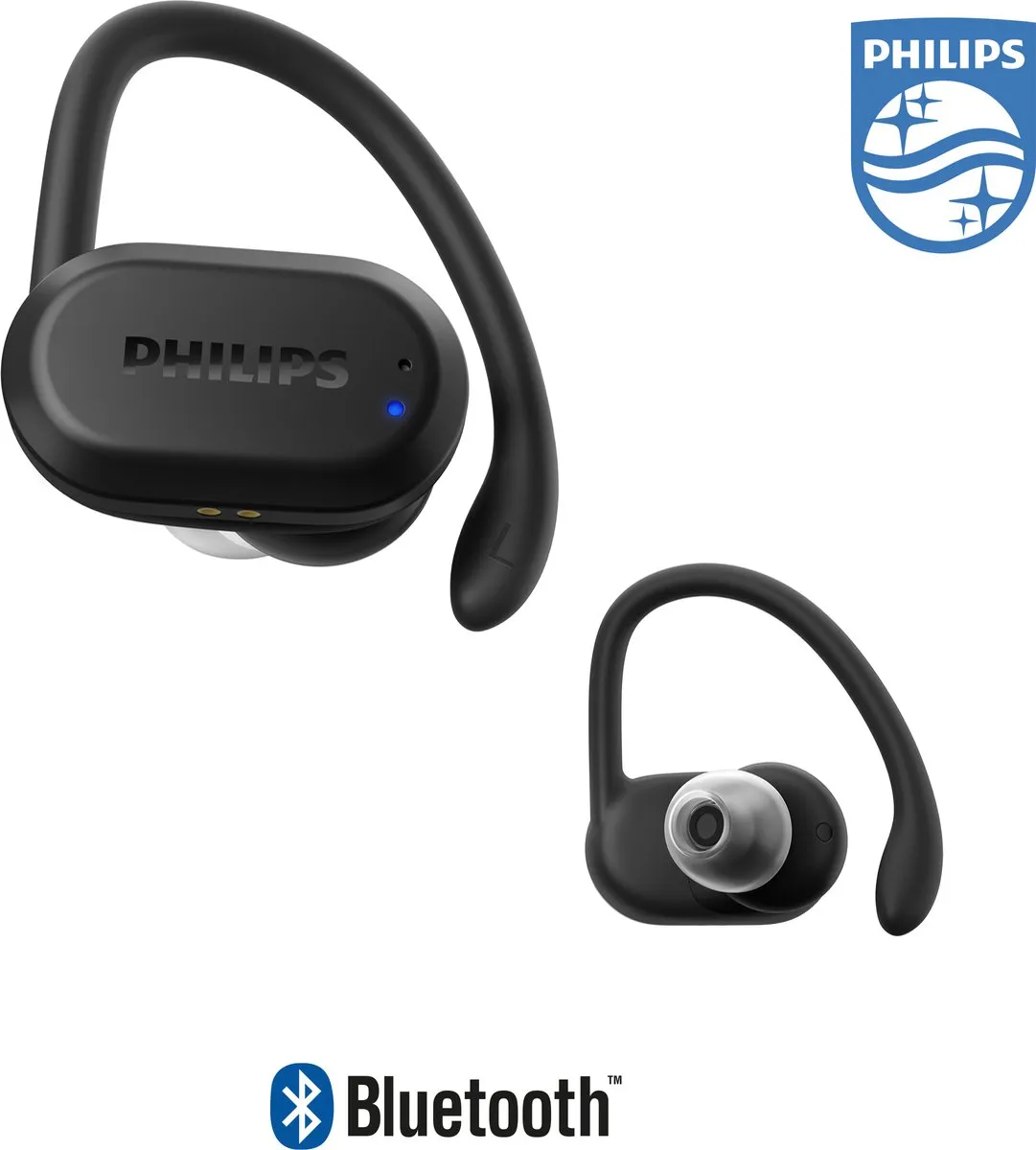 Philips TAA7306BK Draadloze In-Ear Bluetooth Oortjes - Zwart
