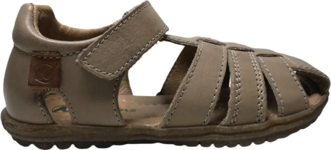 Naturino velcro lederen sandalen see taupe mt 30