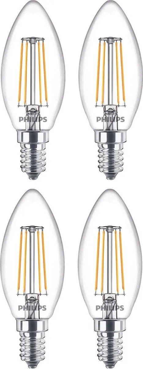 Philips LED Kaarslamp 4.3W 470lm E14