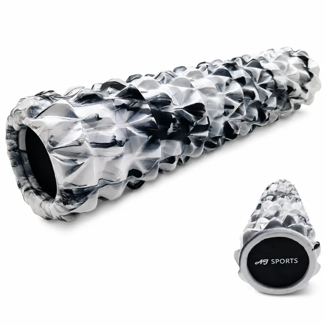 AJ-Sports Foamroller zwart wit