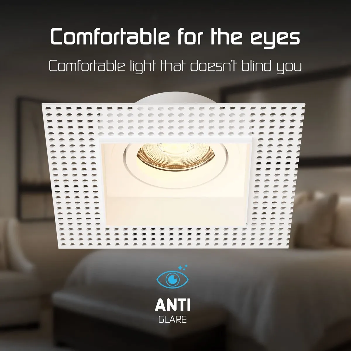 LEDVION Trimless Smart Inbouwspot 6x130x130mm RGBW 4.9W - Wit - afbeelding 6 van 6