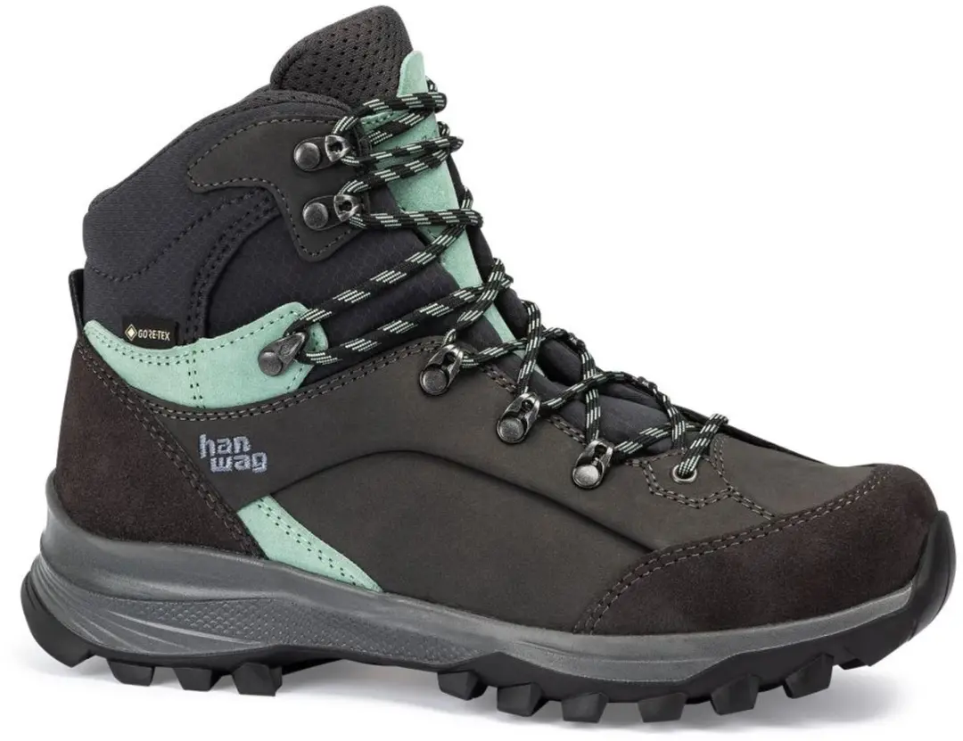 Hanwag Alta Bunion II Lady GTX Wandelschoenen - 37 Asphalt/Mint