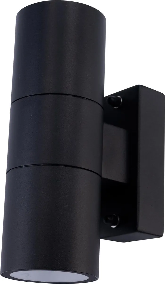 LEDVION Wandlamp GU10 IP54 Zwart