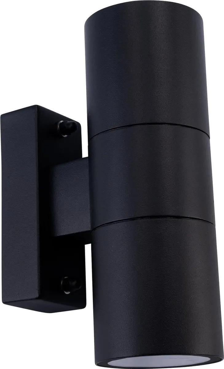 LEDVION Wandlamp GU10 IP54 Zwart