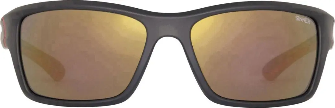 SINNER Cayo Sportbril - Geel - Zwart/Rood