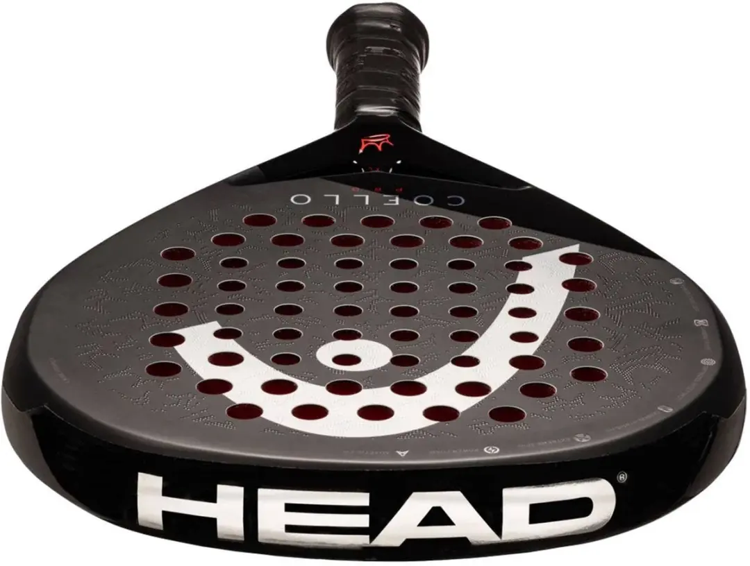 Head Coello Pro 2025 Padelracket - Zwart/Rood - afbeelding 2 van 6