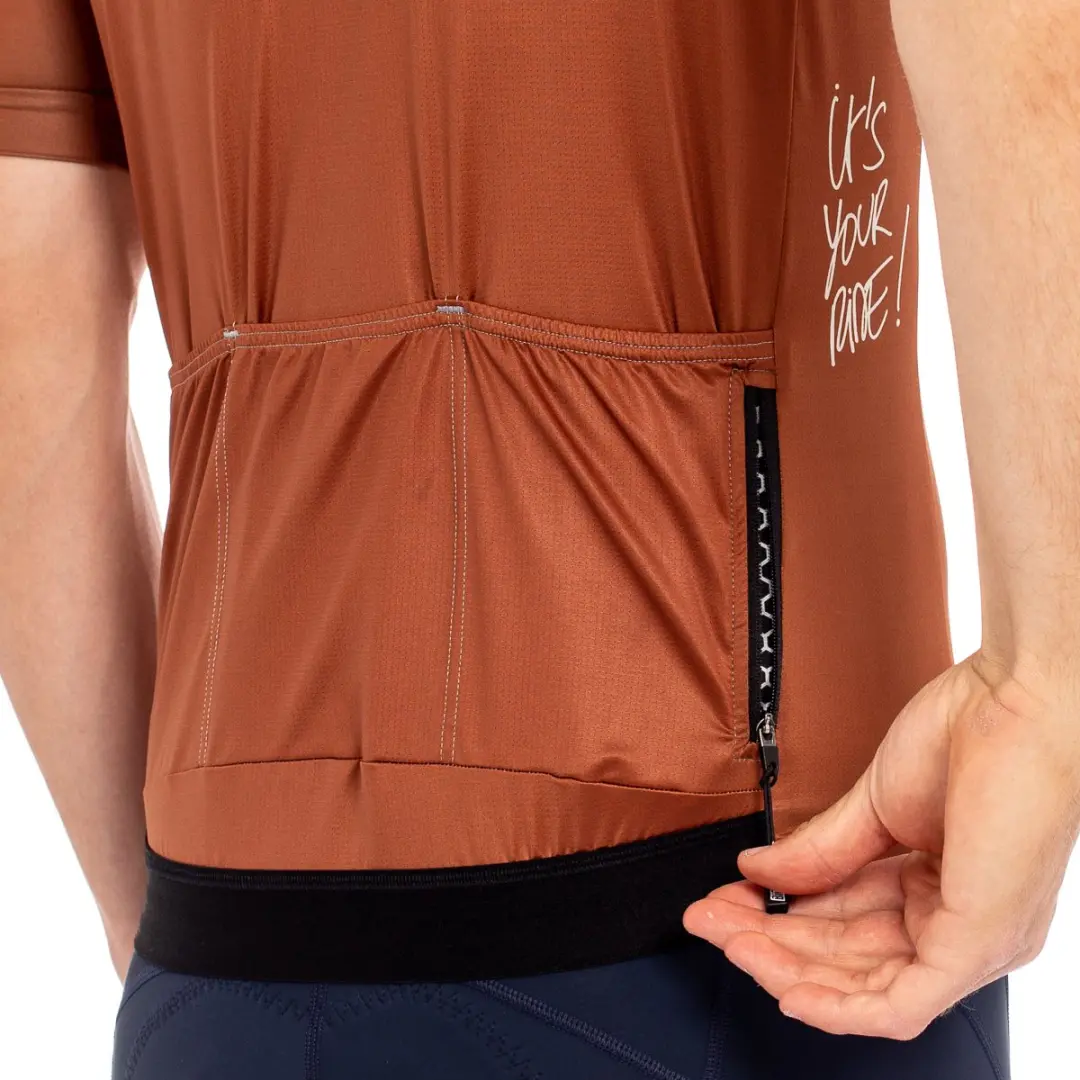 Bioracer Metalix Icon Fietsshirt Heren - XXL - Oranje