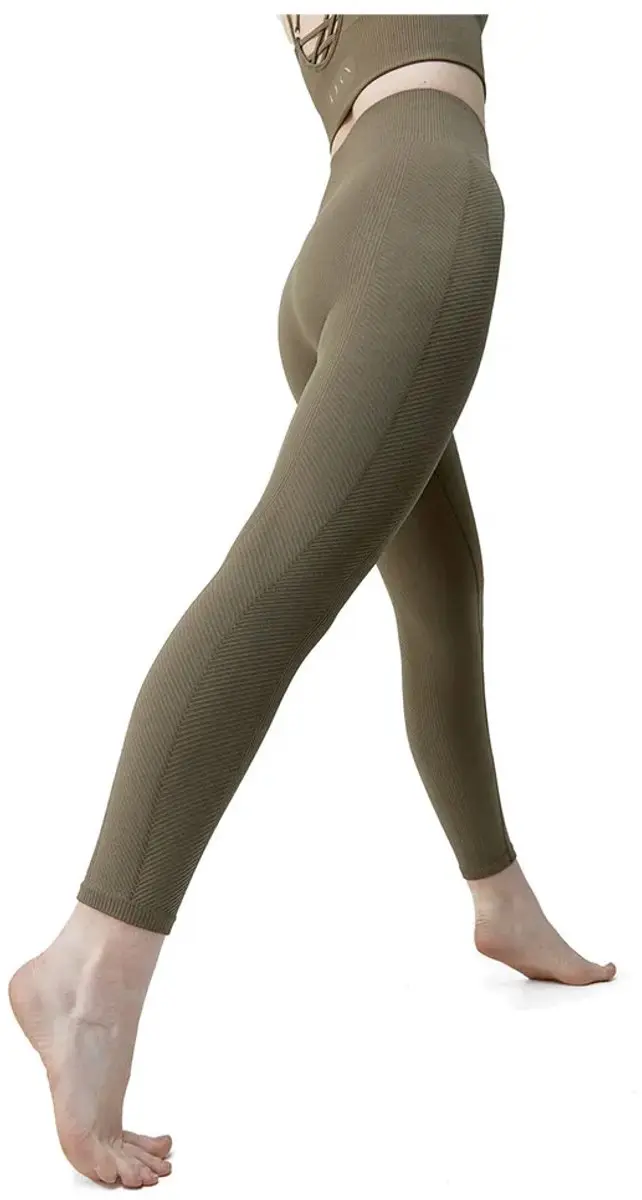 Born Living Yoga India Leggings - Hoge Taille S - Walnut