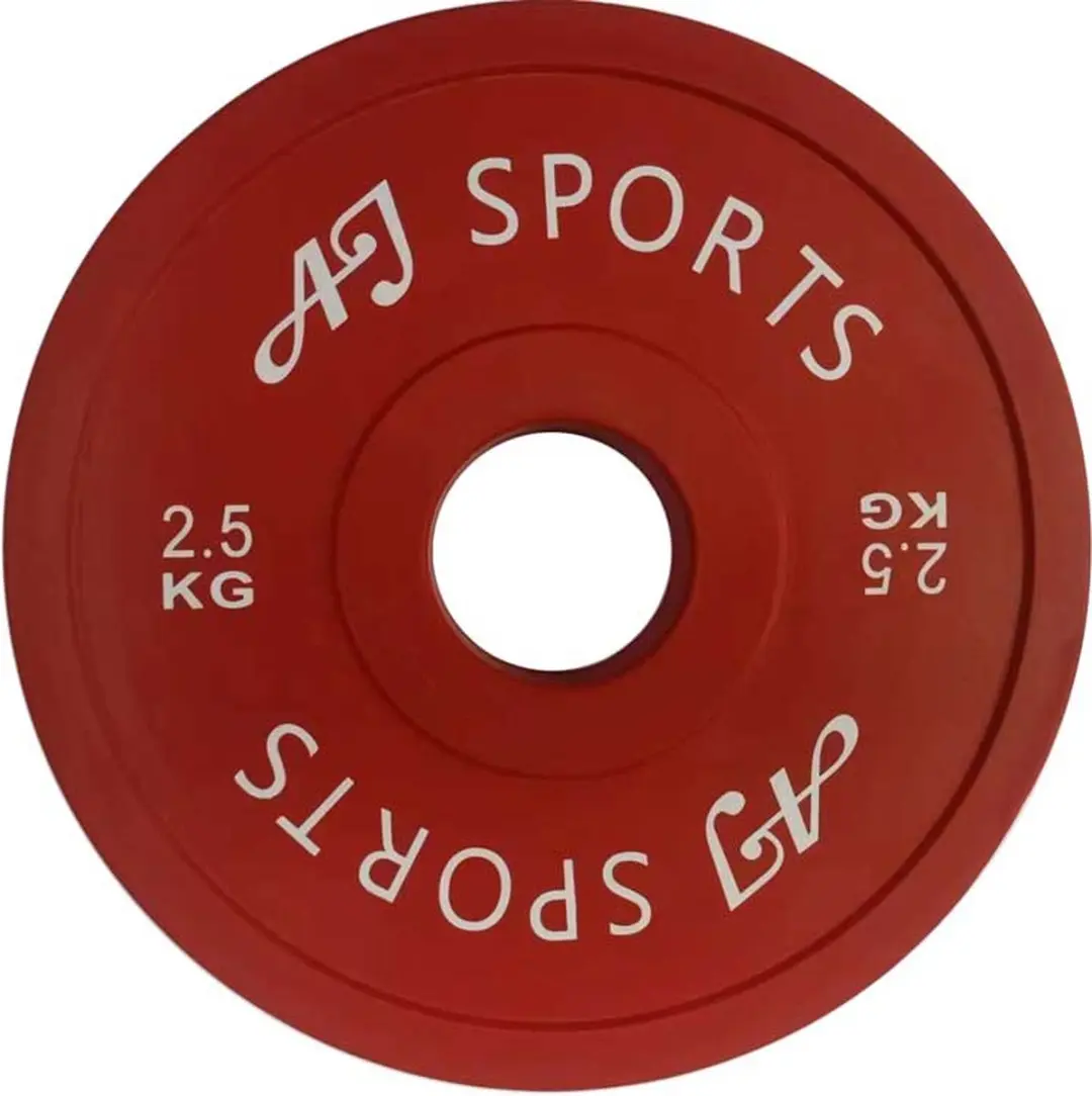 AJ-Sports Olympische Halterschijf Rubber 2.5 kg